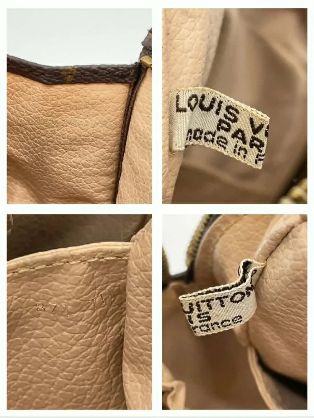 Authentic Louis Vuitton Trousse Toilette 28 and Poche 26 Canvas Cosmetic Pouch